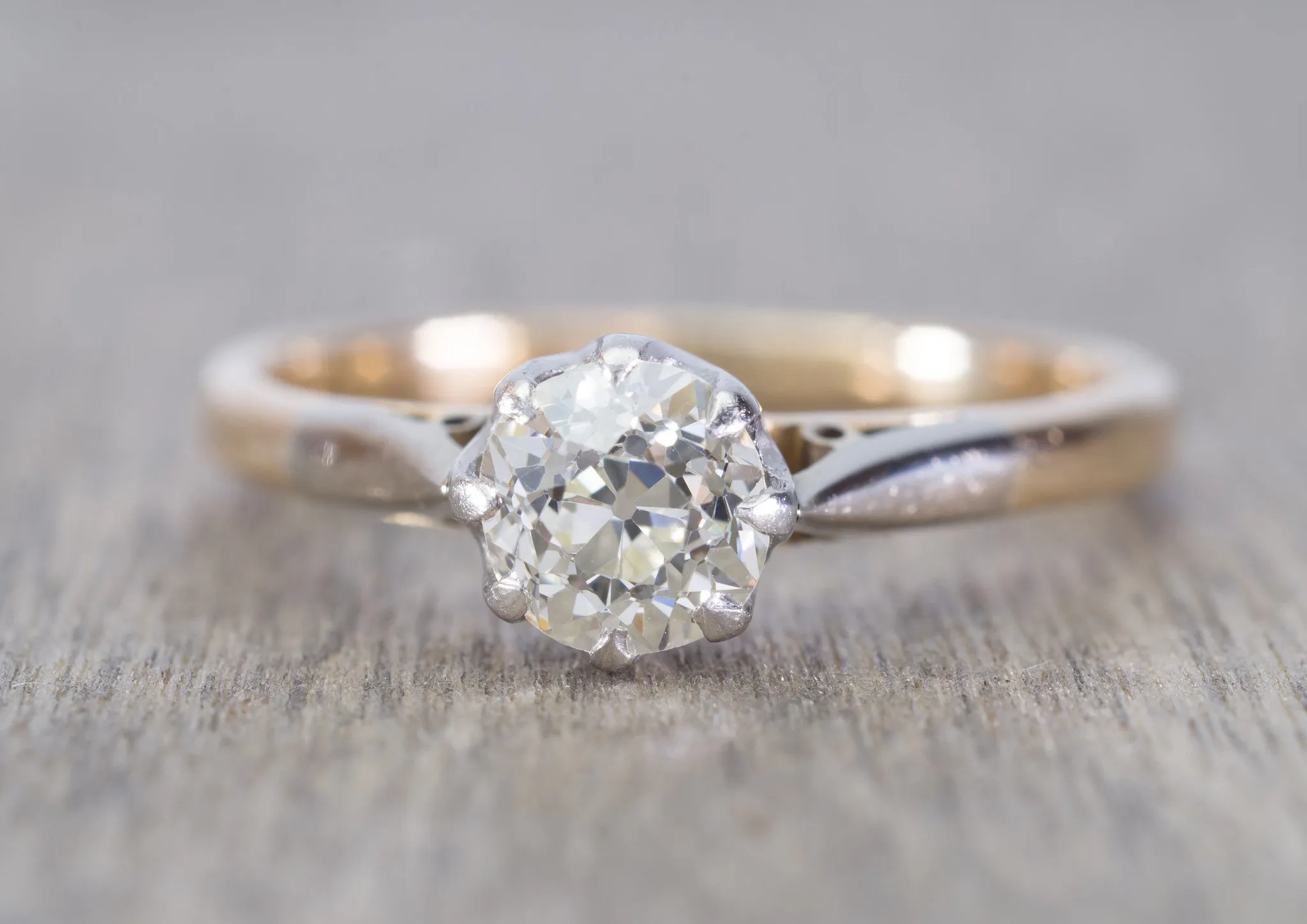 0.64CT OLD EUROPEAN DIAMOND EDWARDIAN SOLITAIRE