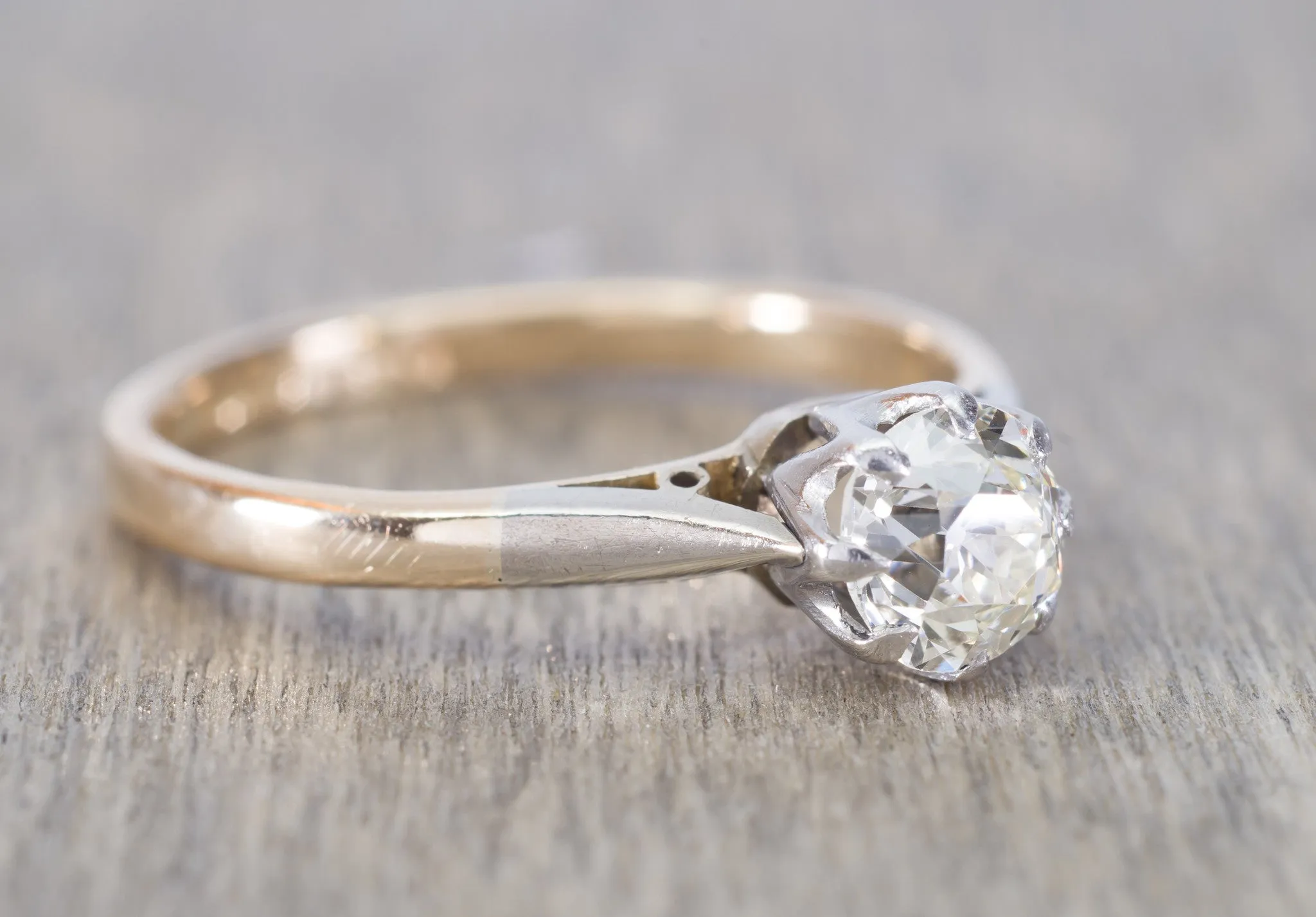 0.64CT OLD EUROPEAN DIAMOND EDWARDIAN SOLITAIRE