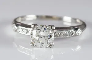 0.82CTW OLD EUROPEAN DIAMOND RING