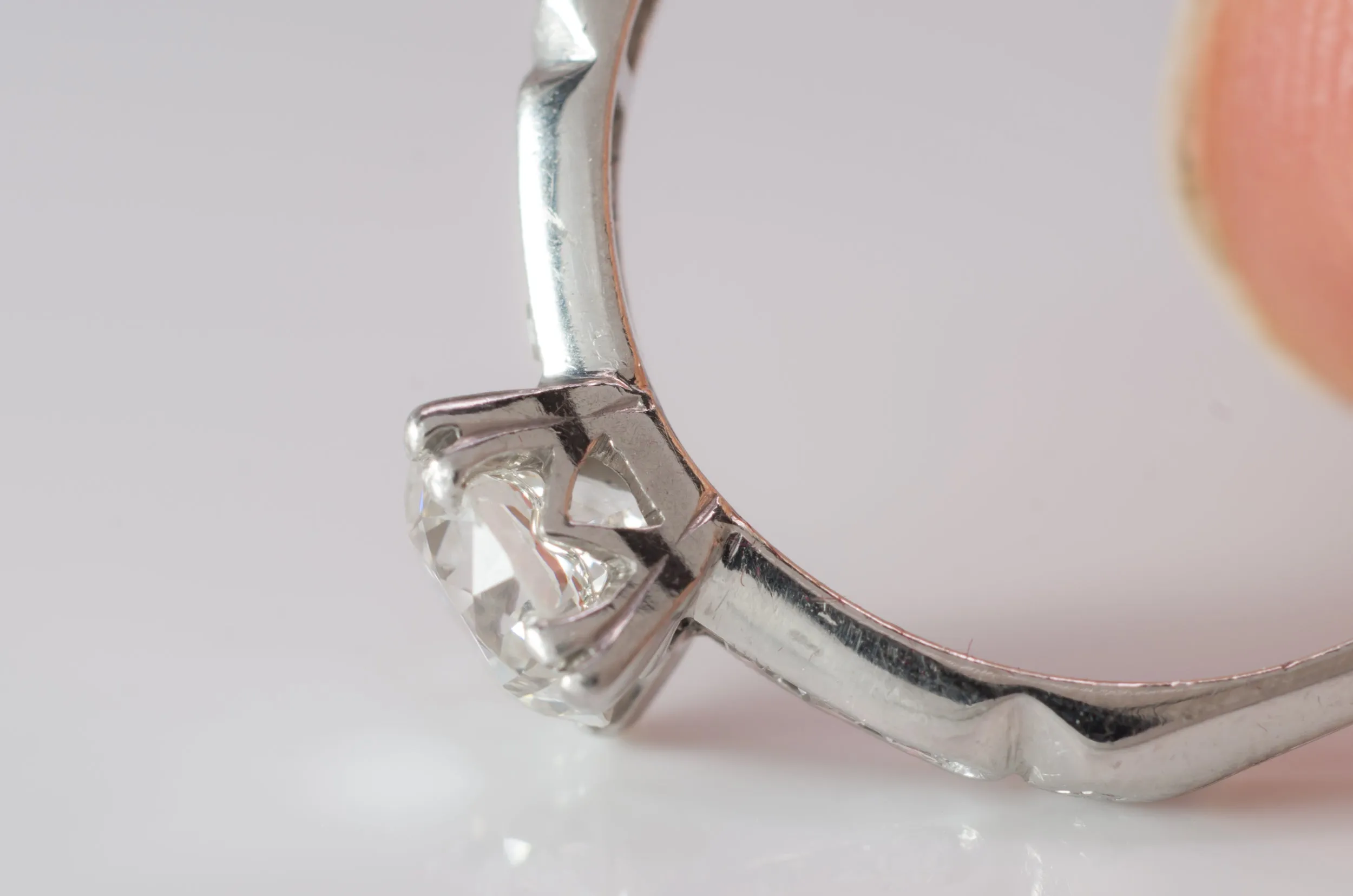0.82CTW OLD EUROPEAN DIAMOND RING