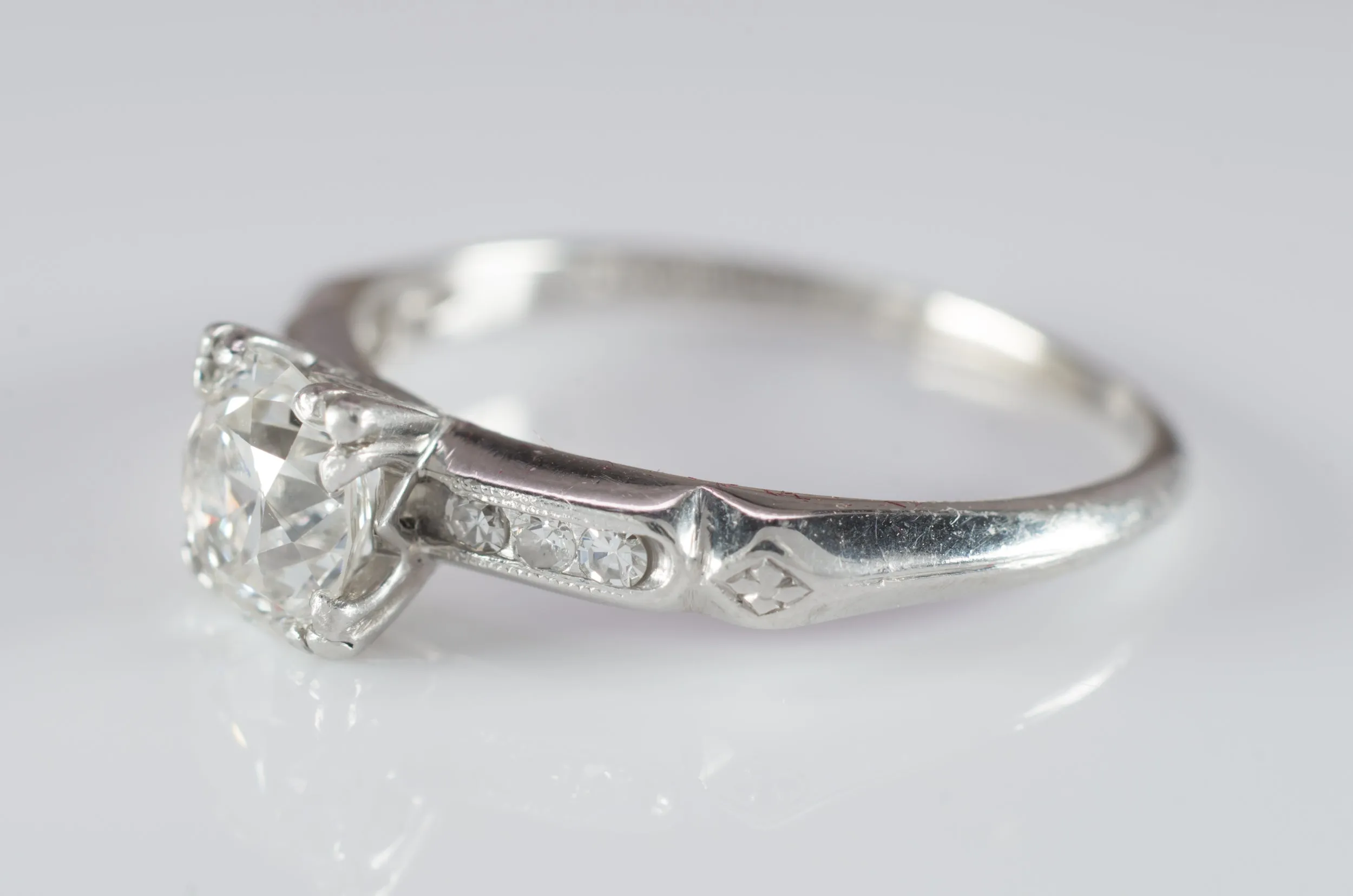 0.82CTW OLD EUROPEAN DIAMOND RING