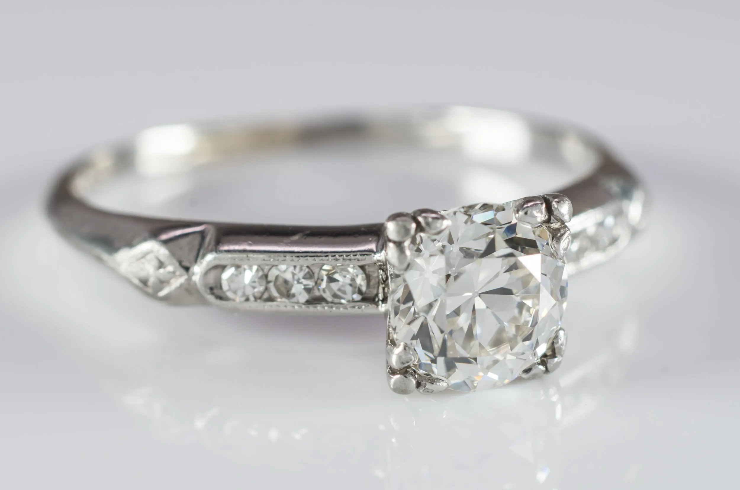 0.82CTW OLD EUROPEAN DIAMOND RING