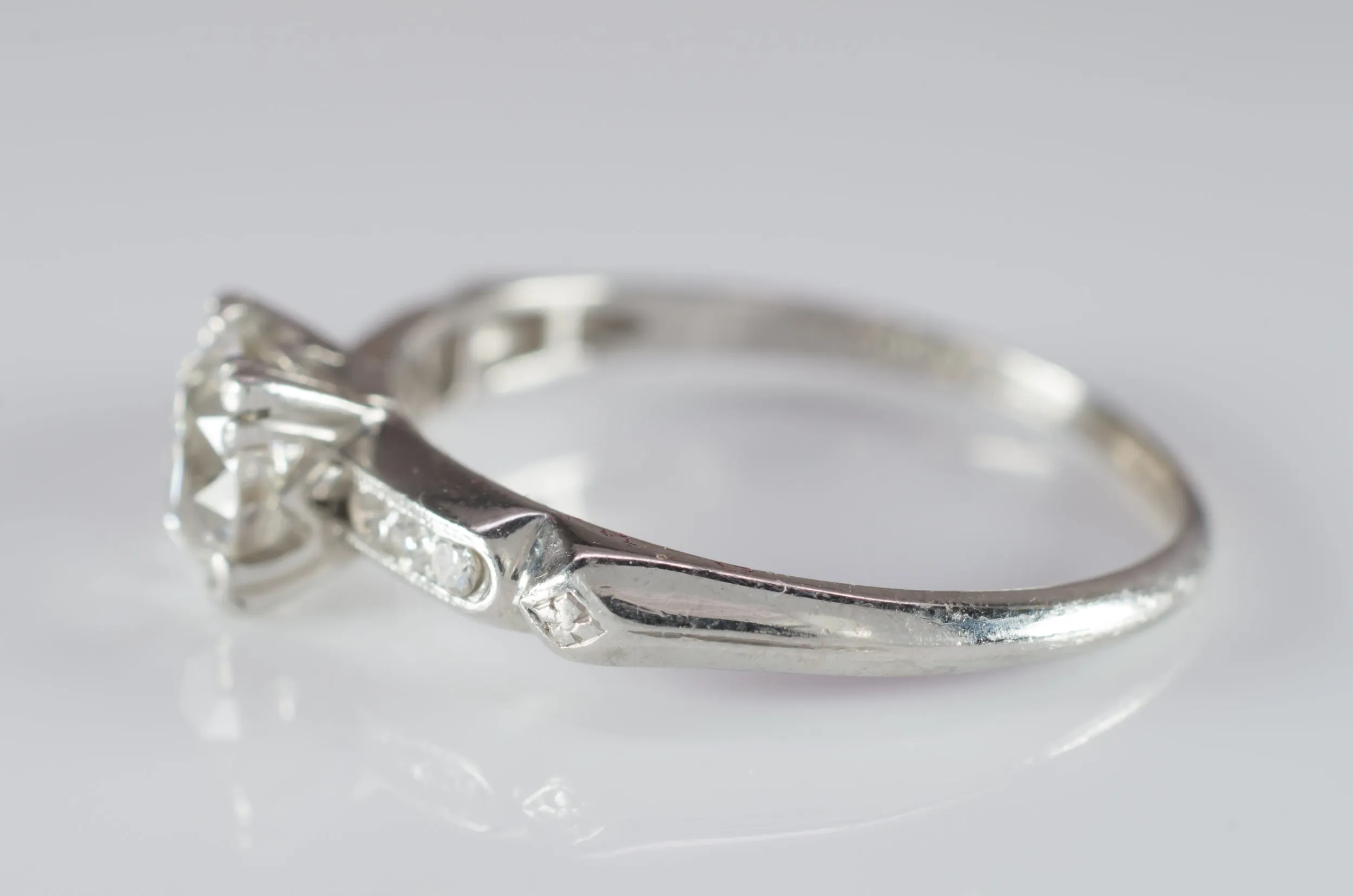 0.82CTW OLD EUROPEAN DIAMOND RING