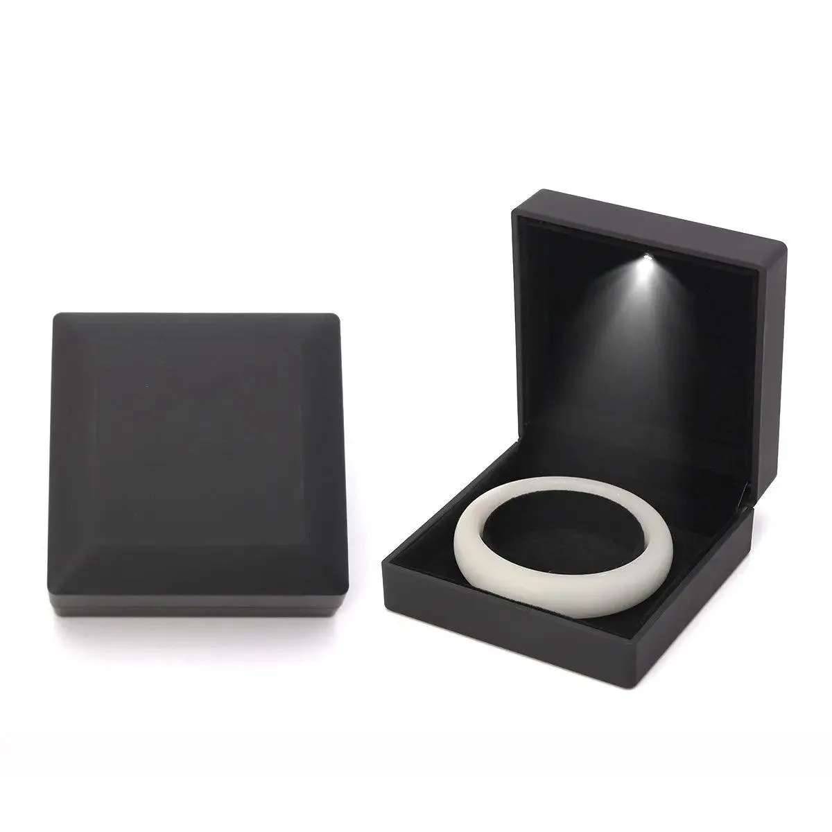 100PCS Cheap Custom Wholesale Jewelry Boxes with LED Light