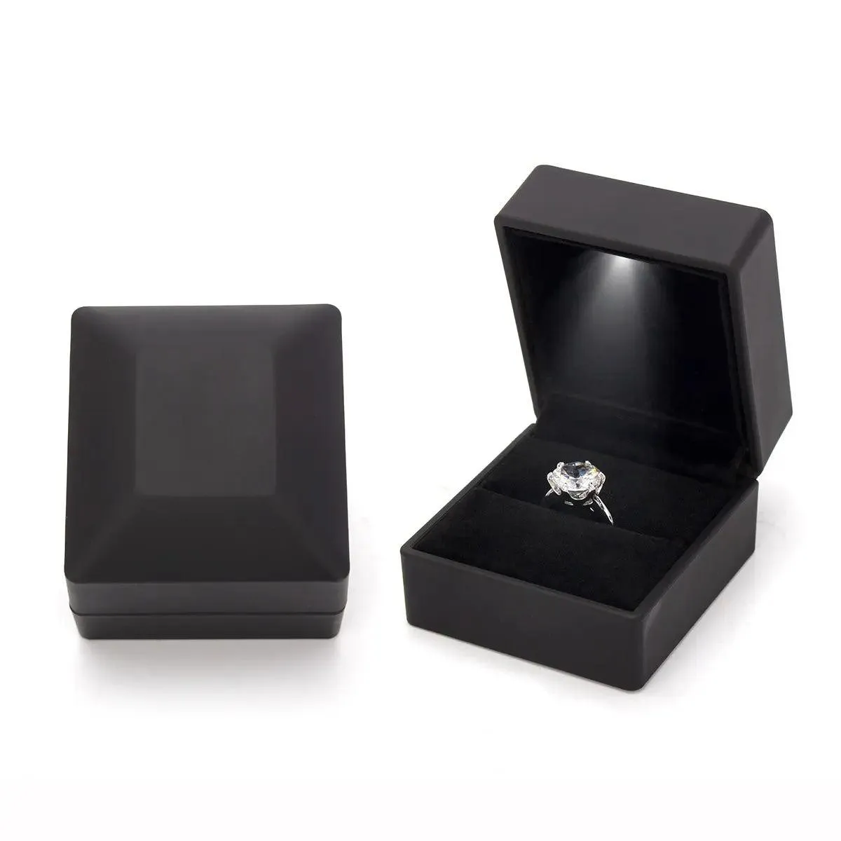 100PCS Cheap Custom Wholesale Jewelry Boxes with LED Light