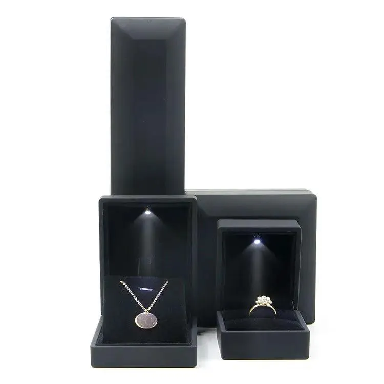 100PCS Cheap Custom Wholesale Jewelry Boxes with LED Light