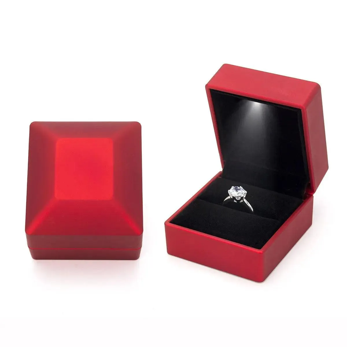100PCS Cheap Custom Wholesale Jewelry Boxes with LED Light