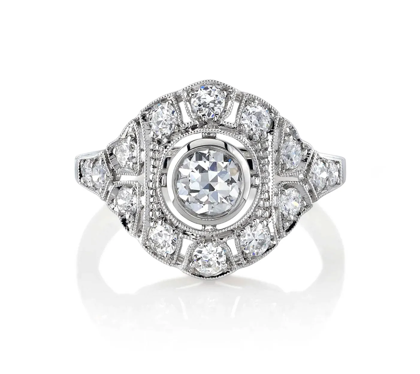 1.09 cttw. Old European Cut Ring