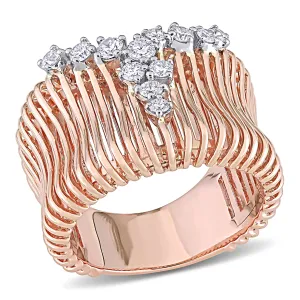 1/2 CT Diamond TW Fashion Ring 14k two tone gold GH I1