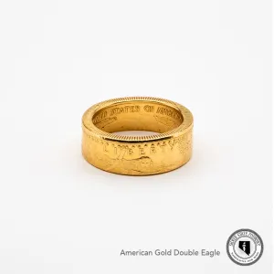1/2 oz American Gold Eagle Coin Ring