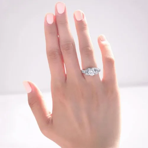 1.25 Carat Created Diamond Wedding Engagement Ring