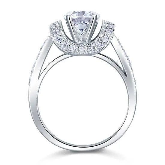 1.25 Carat Created Diamond Wedding Engagement Ring