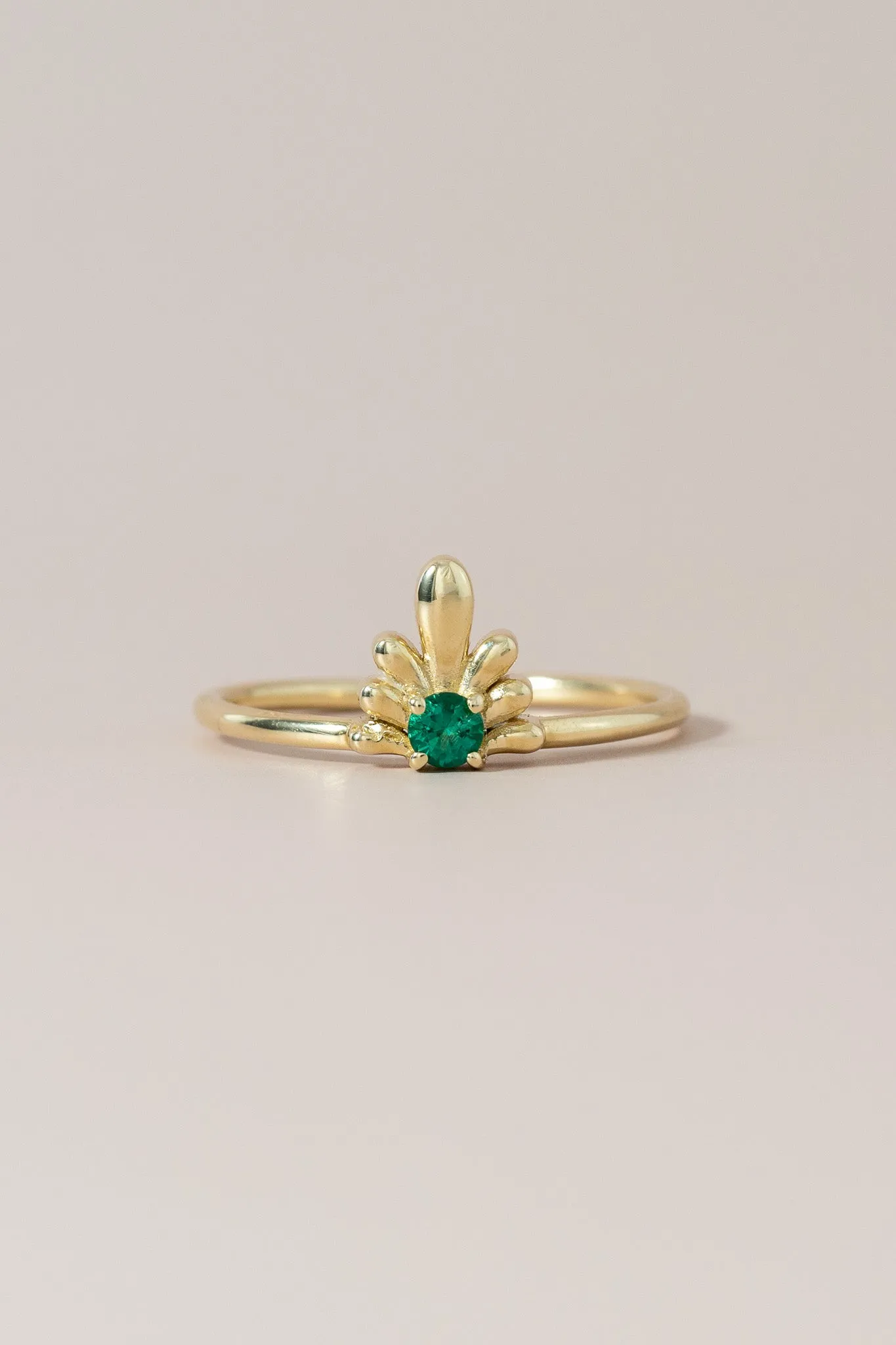 14K Emerald Talavera Ring