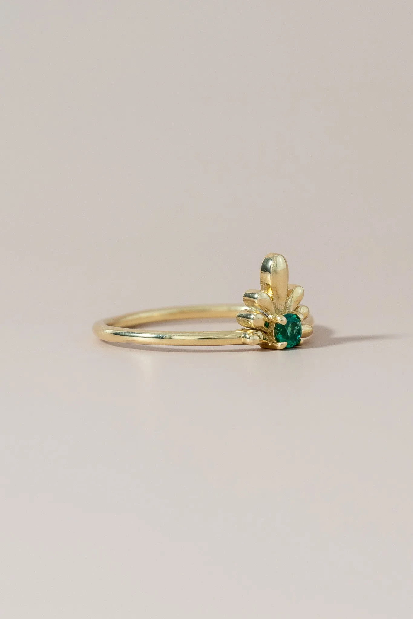 14K Emerald Talavera Ring