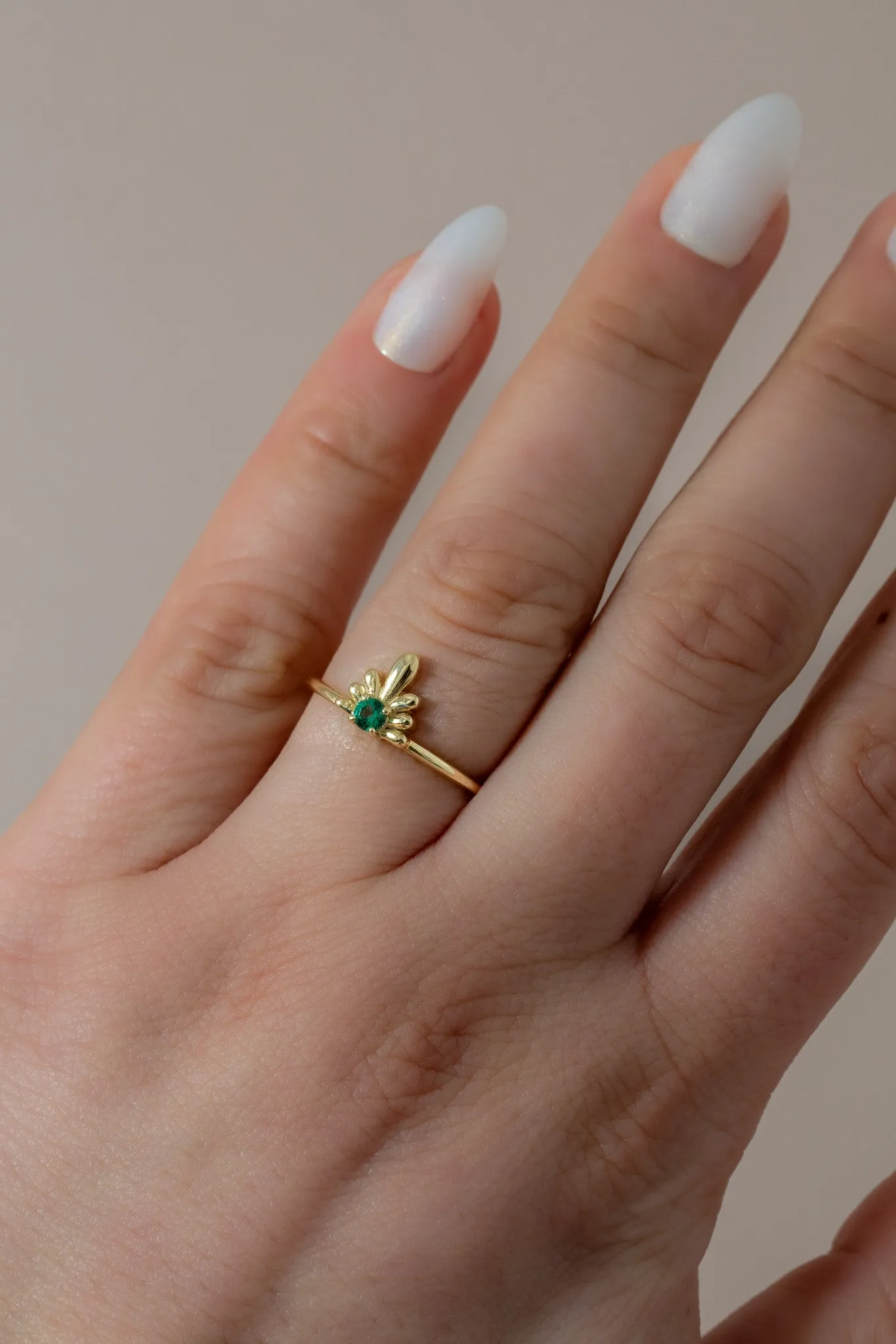 14K Emerald Talavera Ring