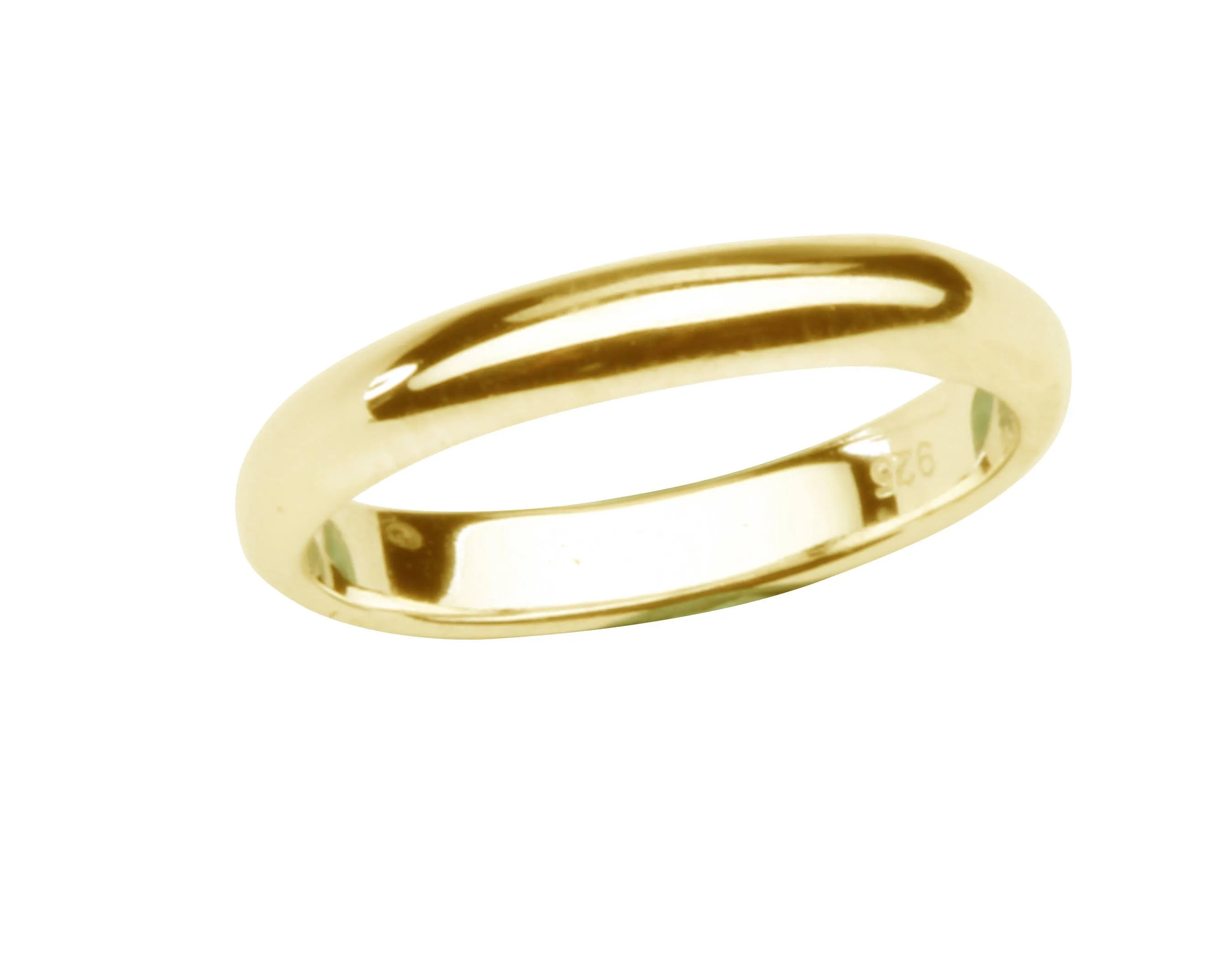 14K Gold-Plated Baby Ring - 2mm Band size 3