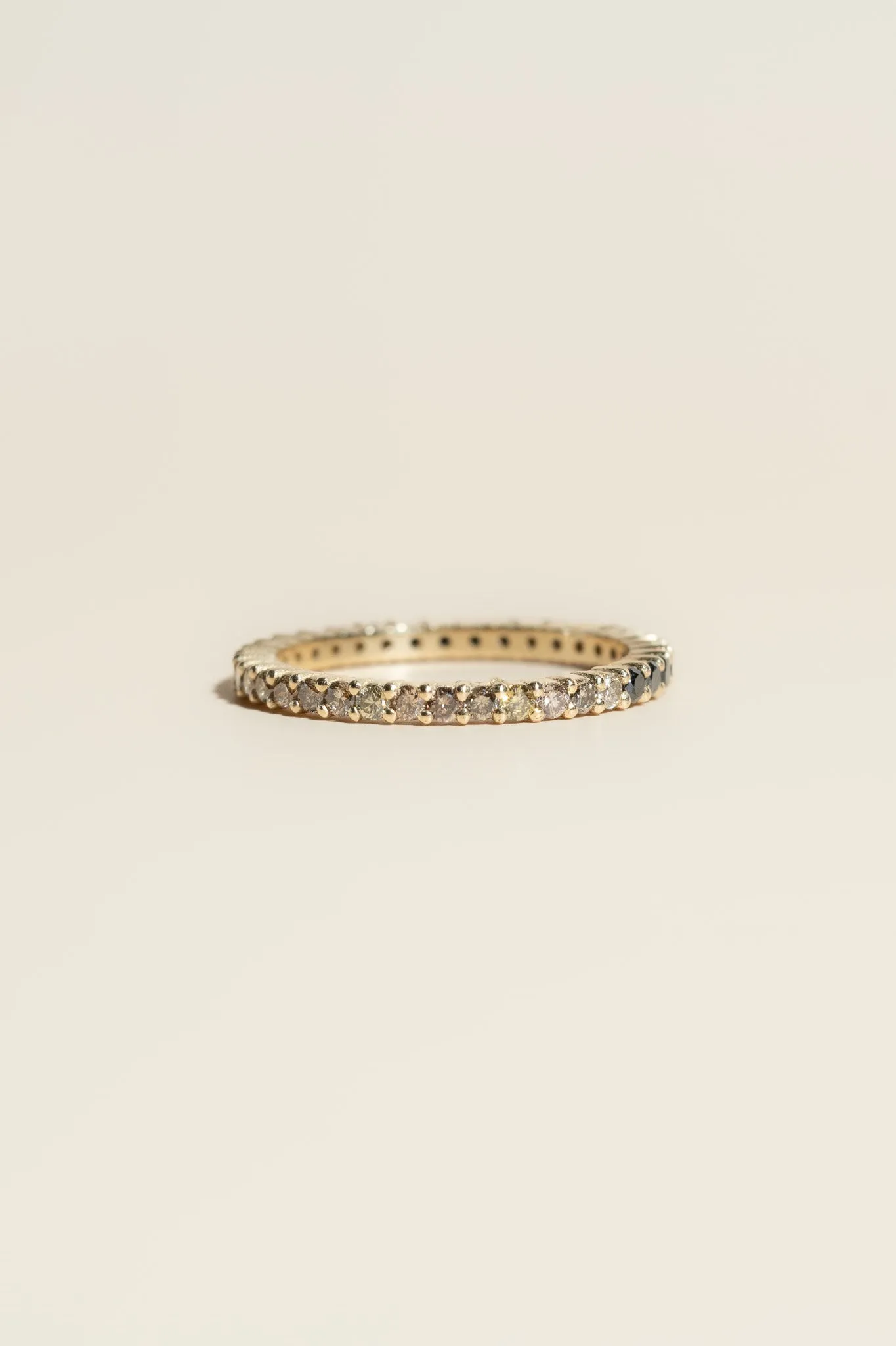14K Ombré Diamond Eternity Band