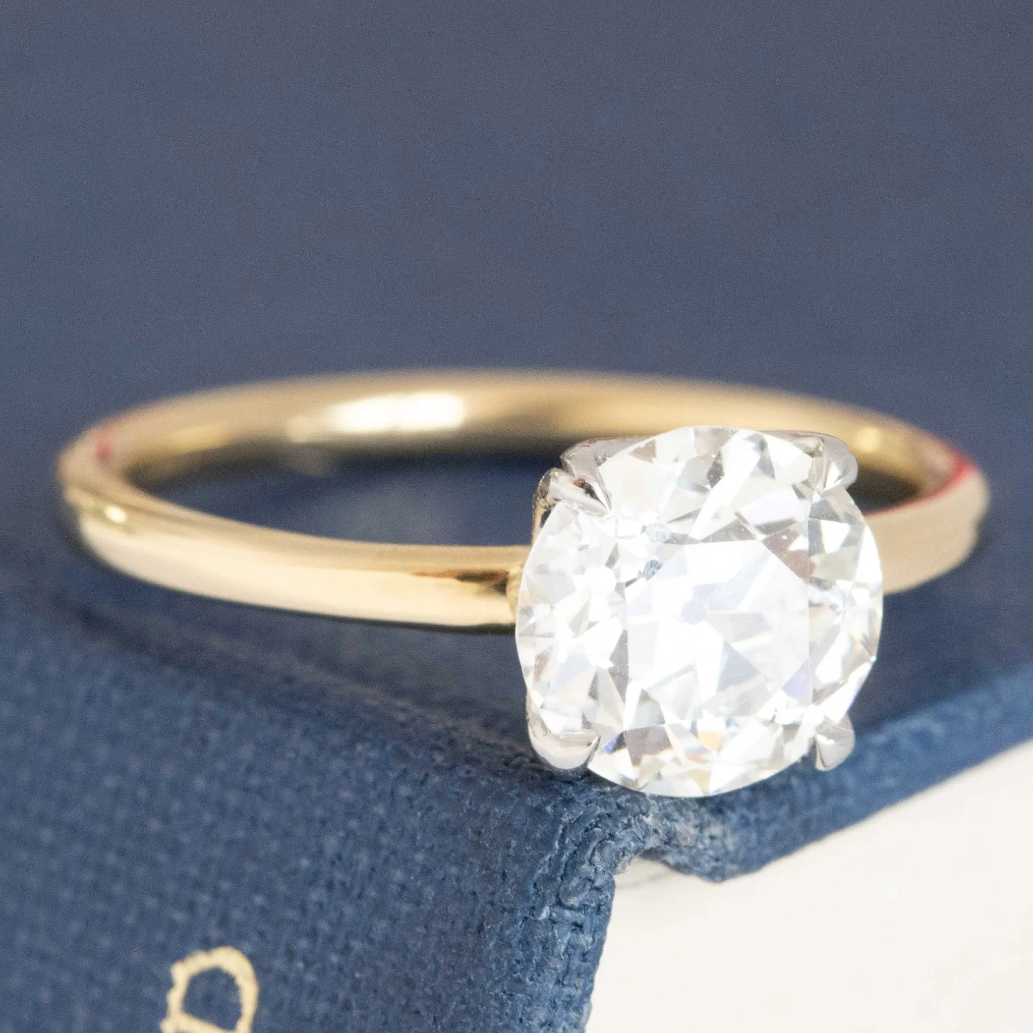 1.55ct Old European Cut Diamond Solitaire