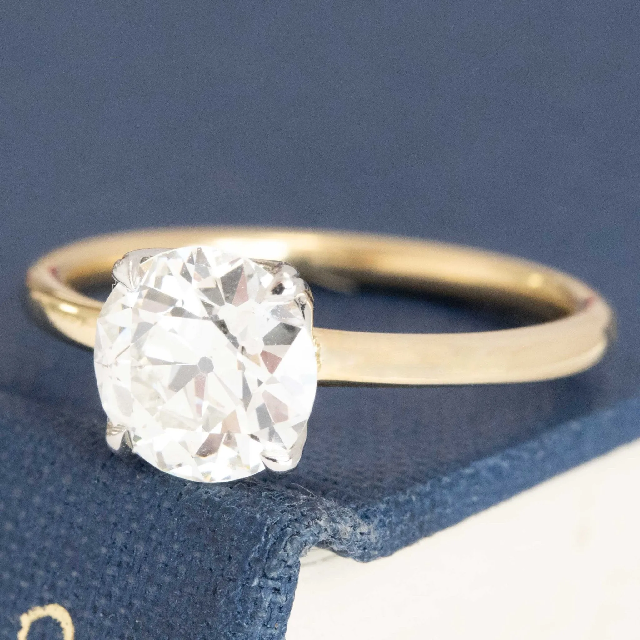 1.55ct Old European Cut Diamond Solitaire