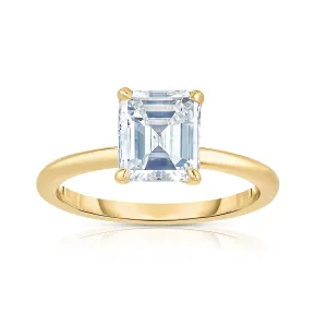 1.60CT EMERALD CUT ENGAGEMENT RING