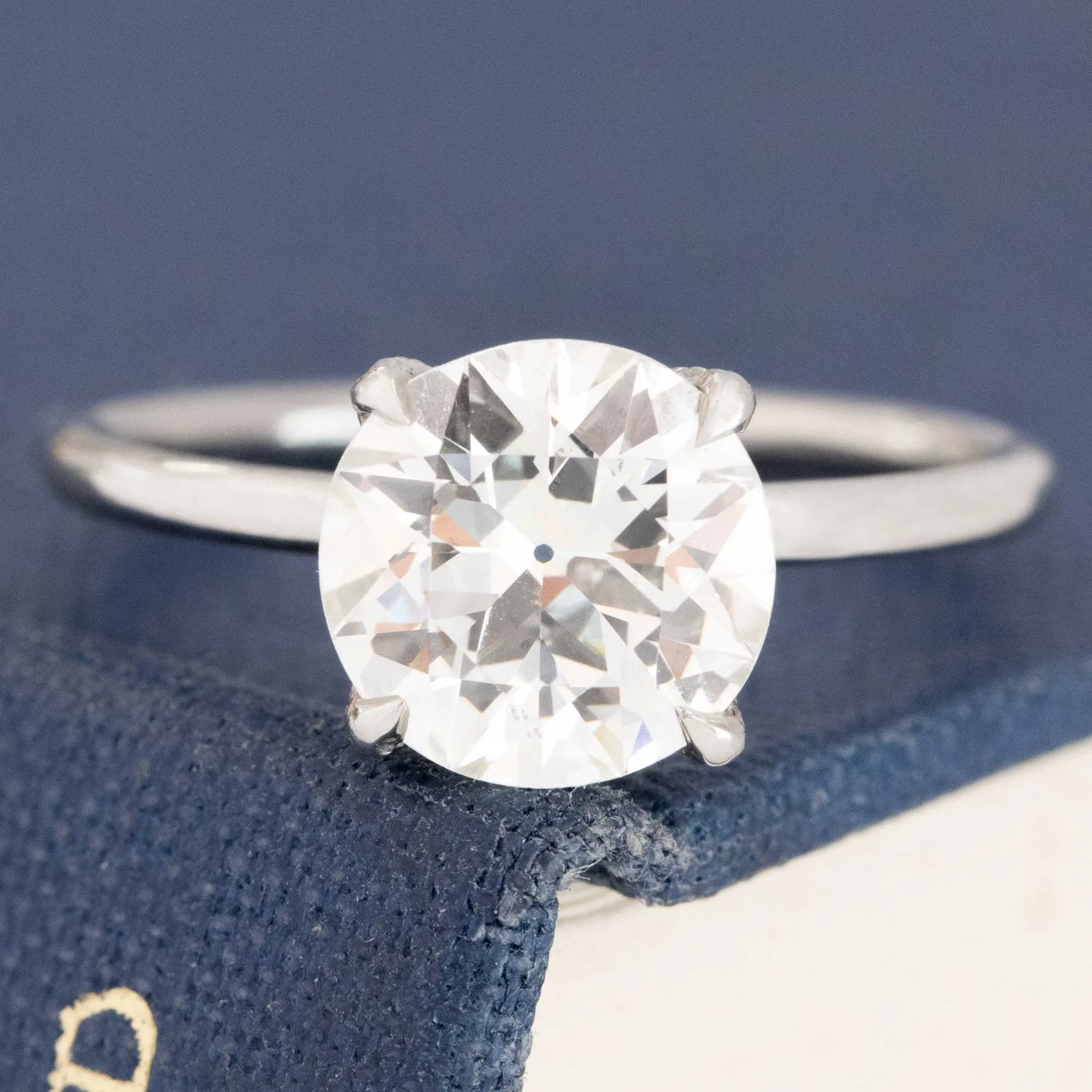 1.77ct Old European Cut Diamond Solitaire