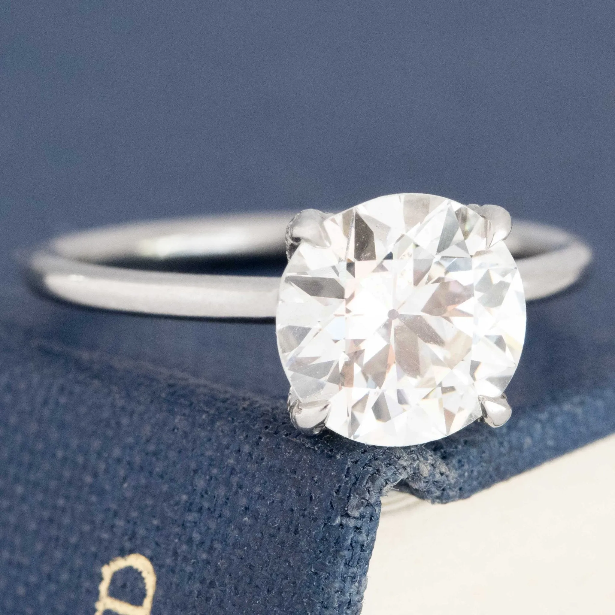 1.77ct Old European Cut Diamond Solitaire