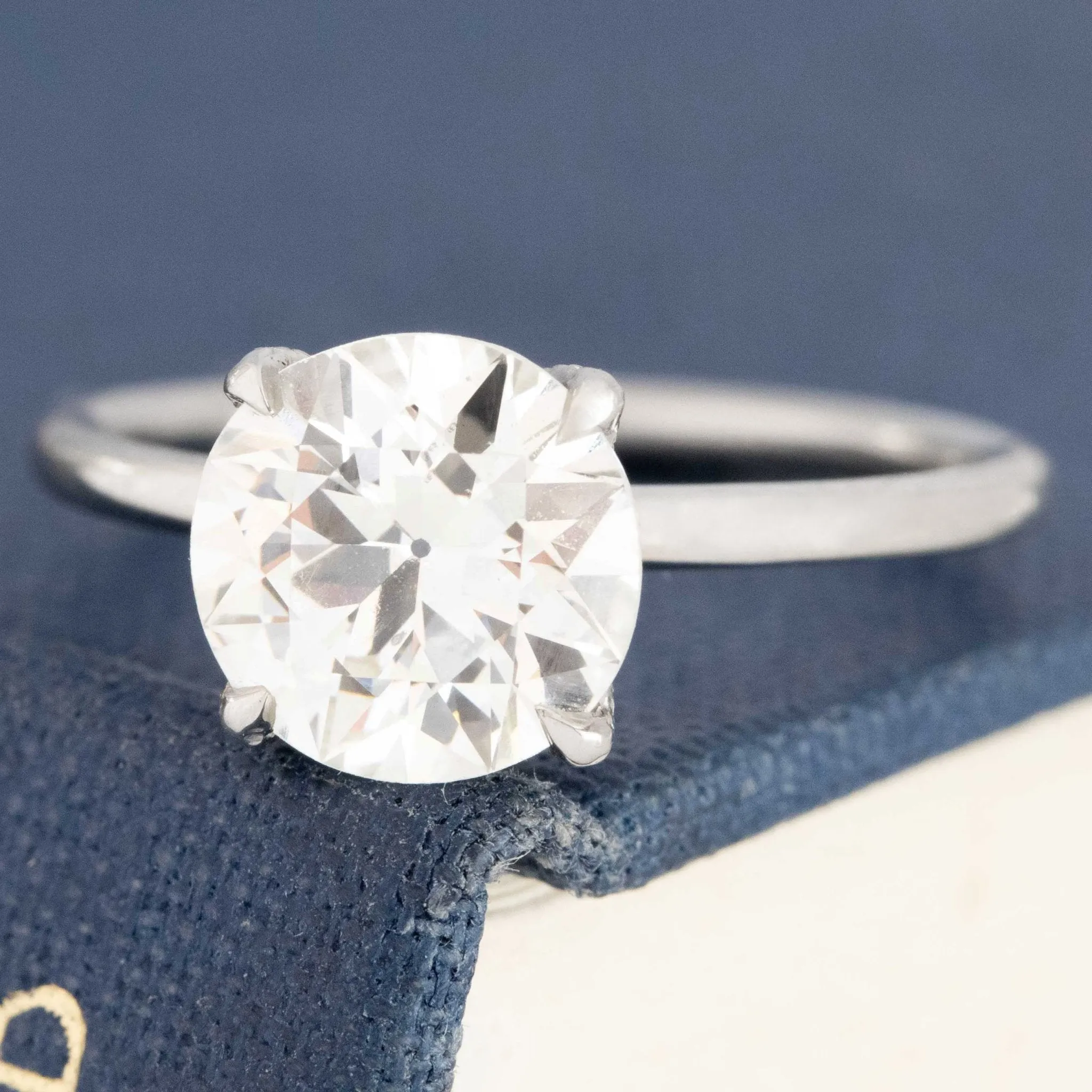 1.77ct Old European Cut Diamond Solitaire