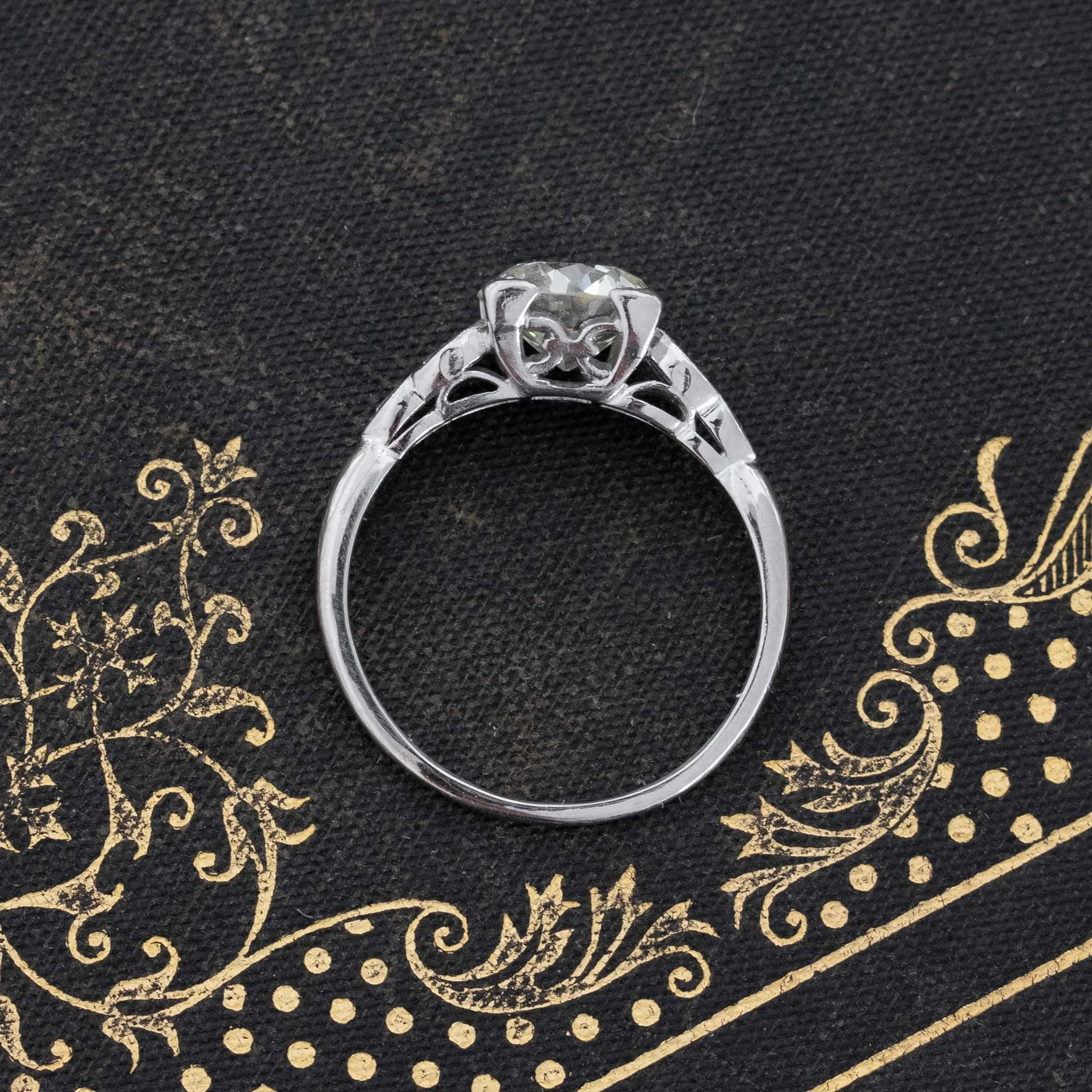 1.80ctw Old European Cut Diamond Solitaire