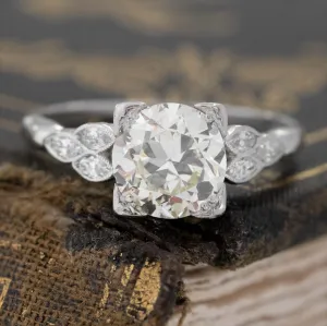 1.80ctw Old European Cut Diamond Solitaire