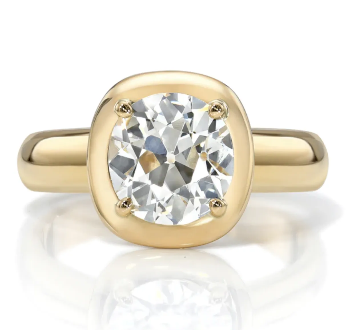1.84 ct. Old European Cut Diamond Ring