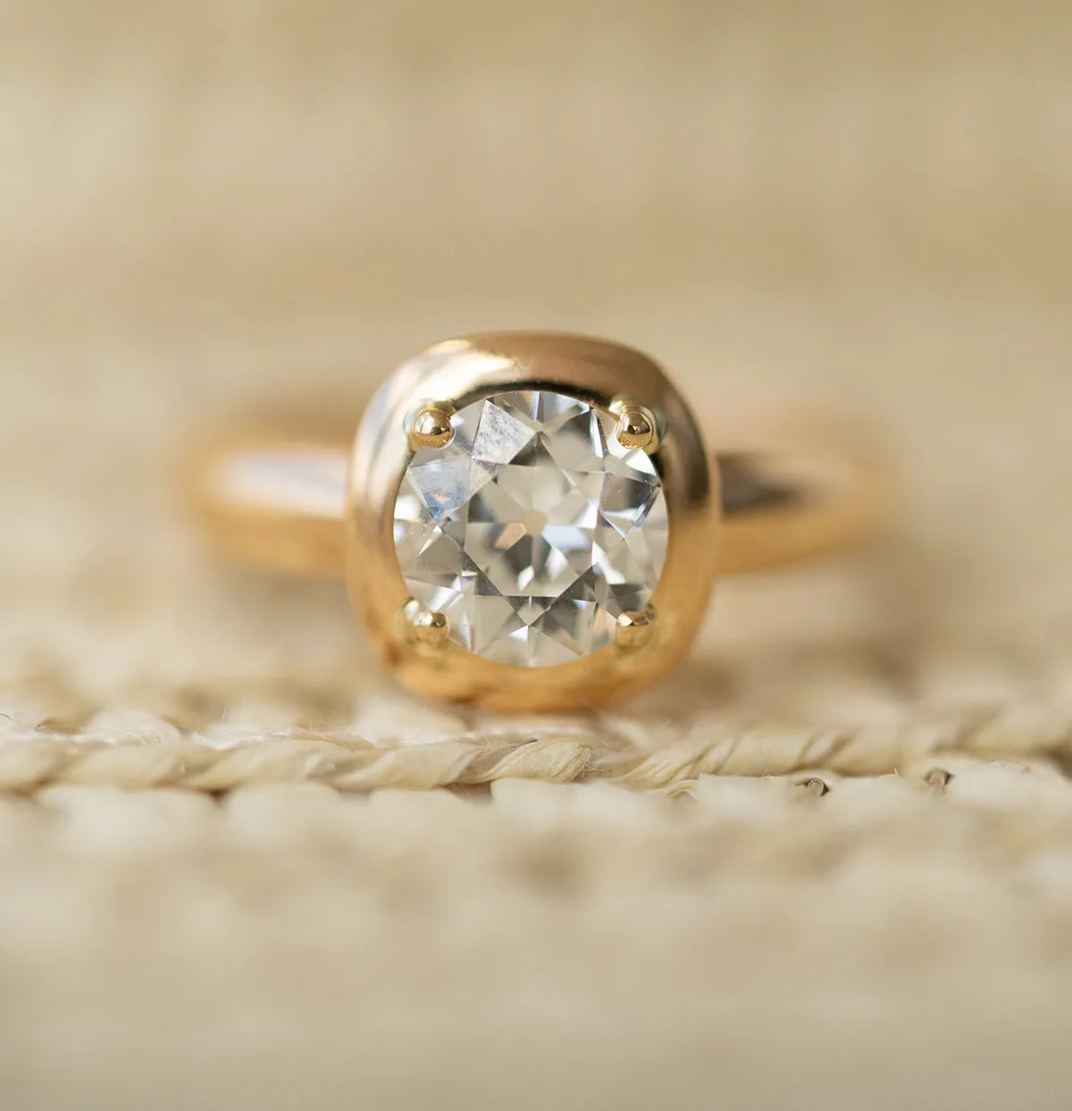 1.84 ct. Old European Cut Diamond Ring