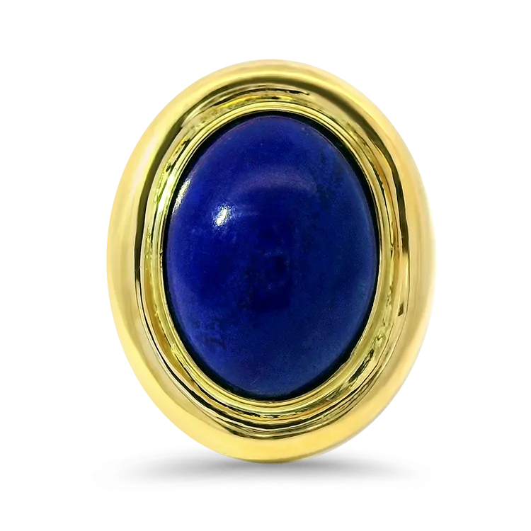 1870 Collection 18k and 14k Yellow Gold Lapis Ring