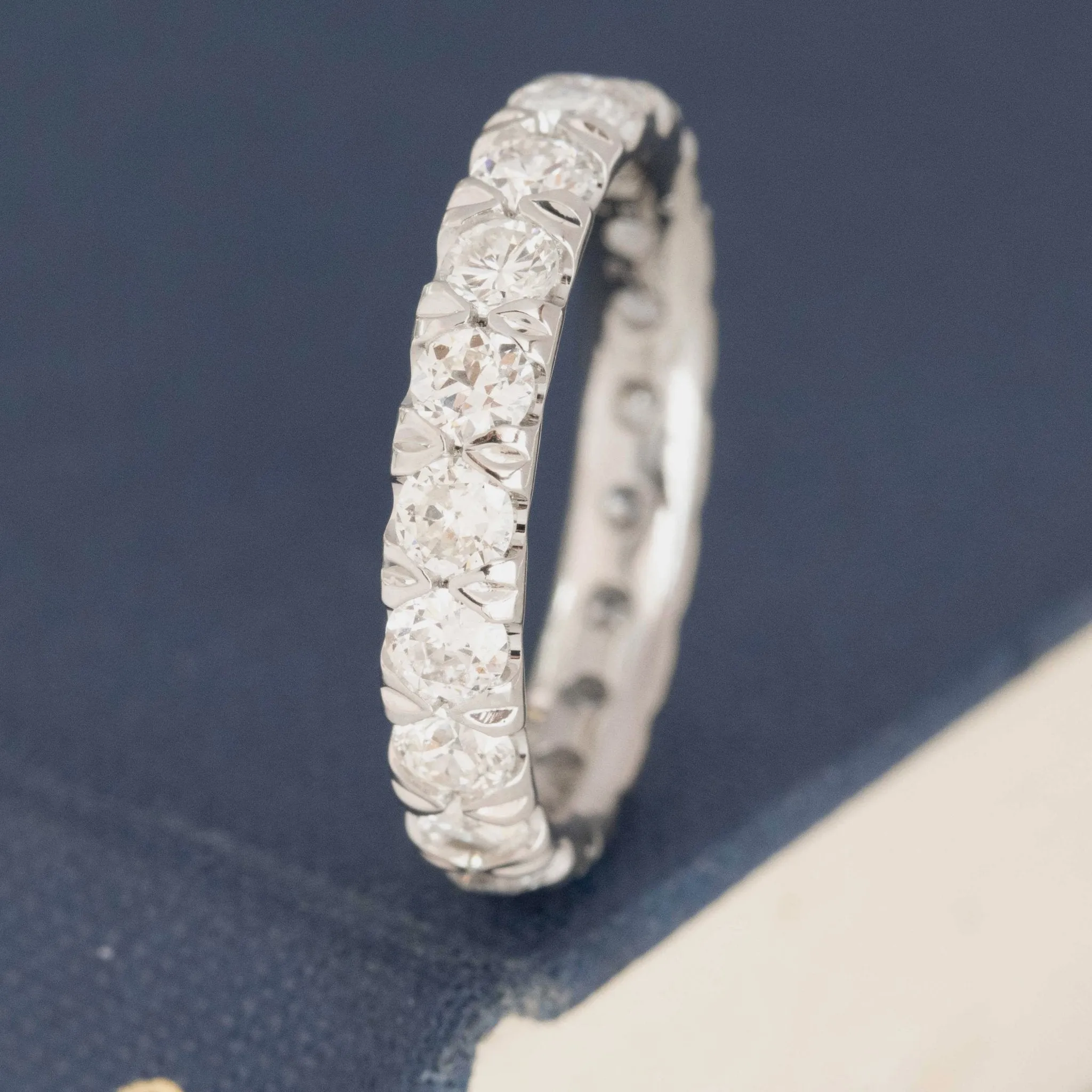 1.92ctw Old European Cut Diamond Eternity Band