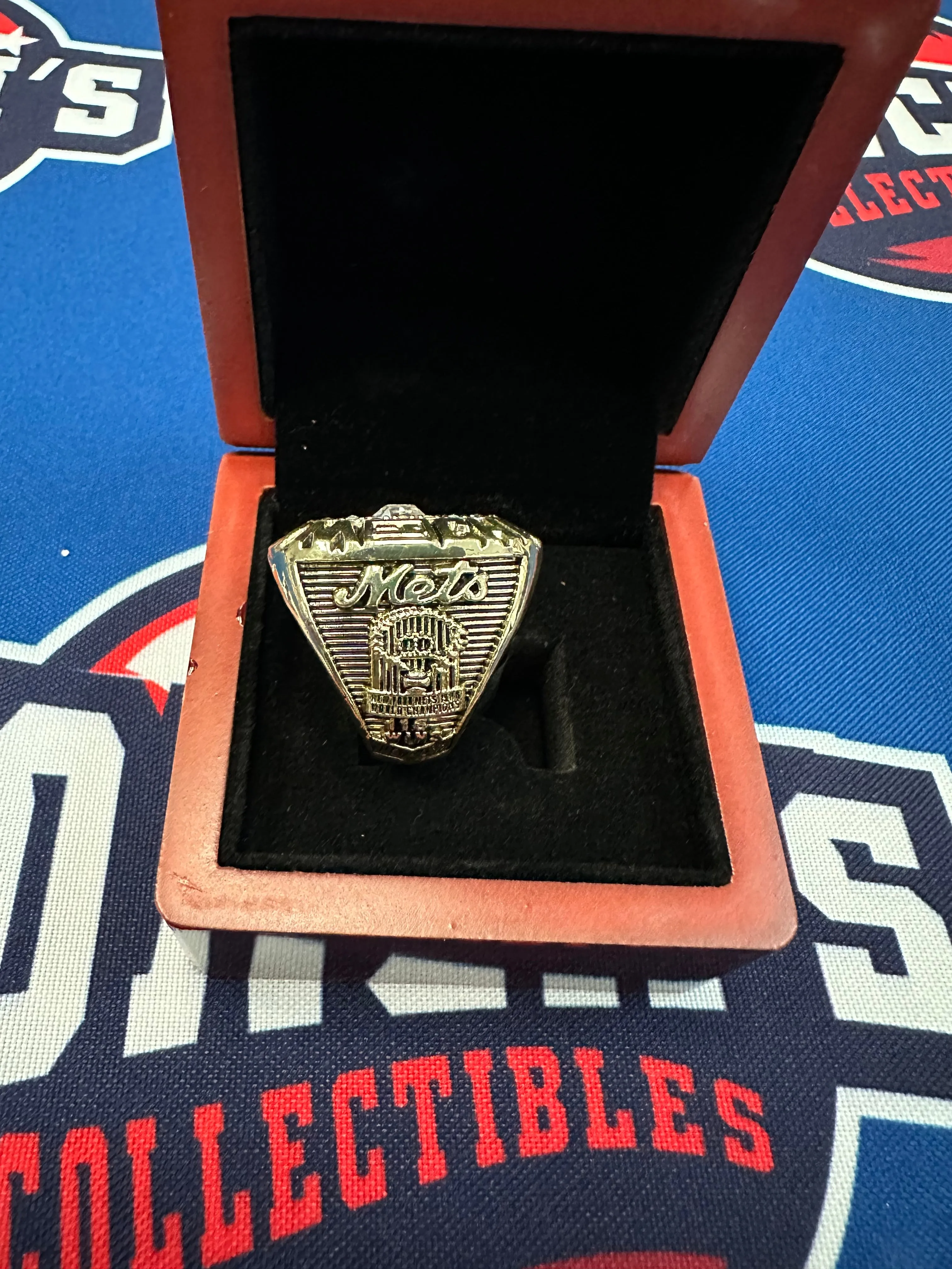 1986 New York Mets DARRYL STRAWBERRY Replica World Series Ring w/ Display Box