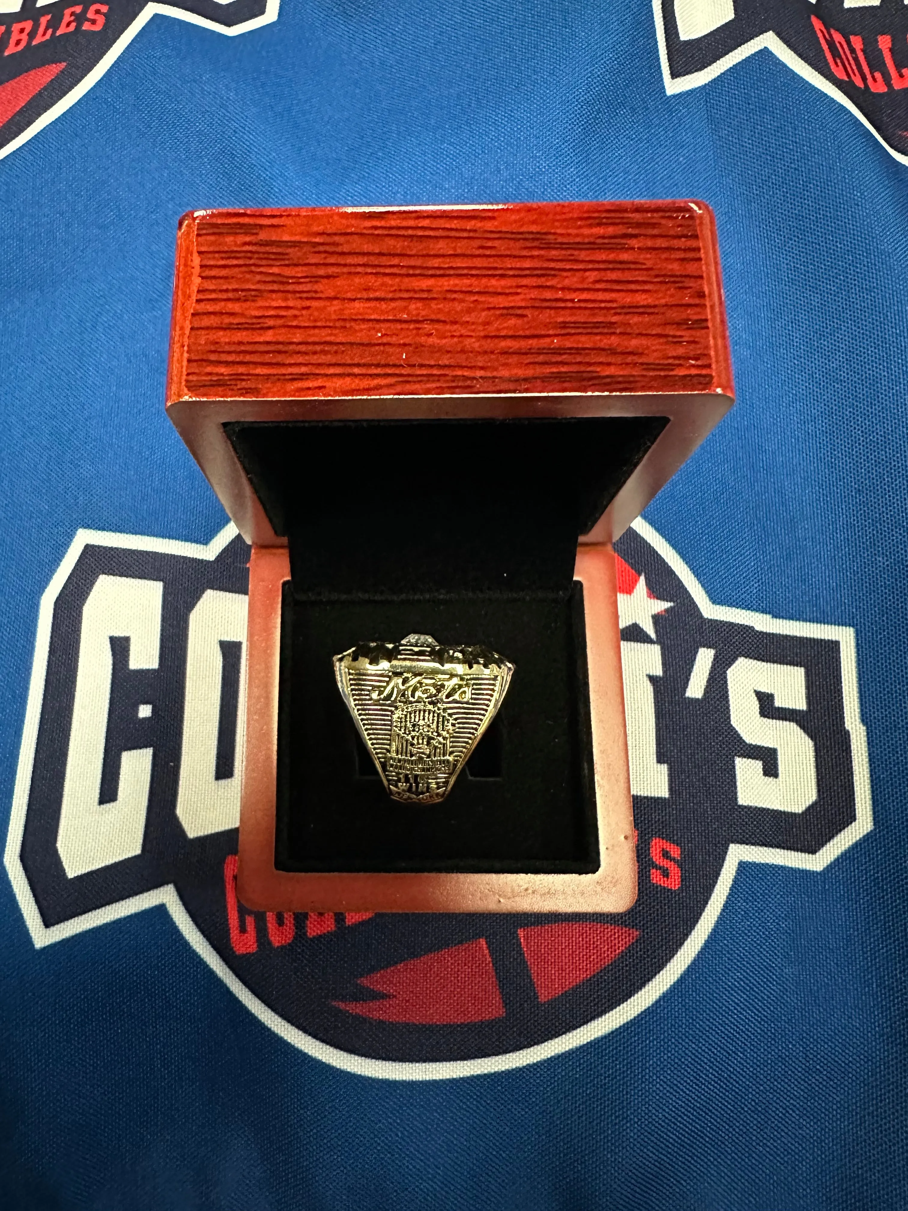 1986 New York Mets Gary Carter Replica World Series Ring w/ Display Box