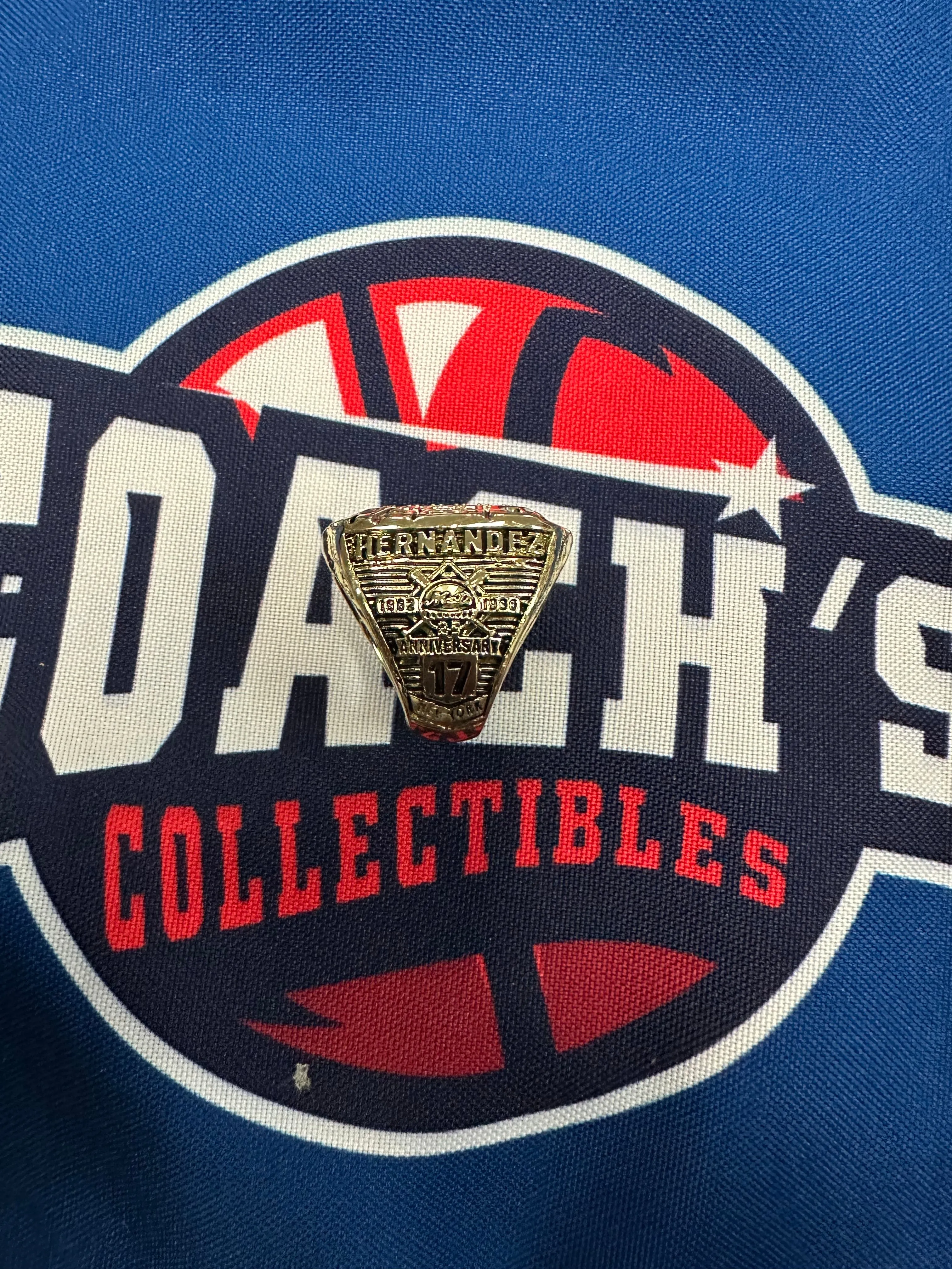 1986 New York Mets Keith Hernandez Replica World Series Championship Ring