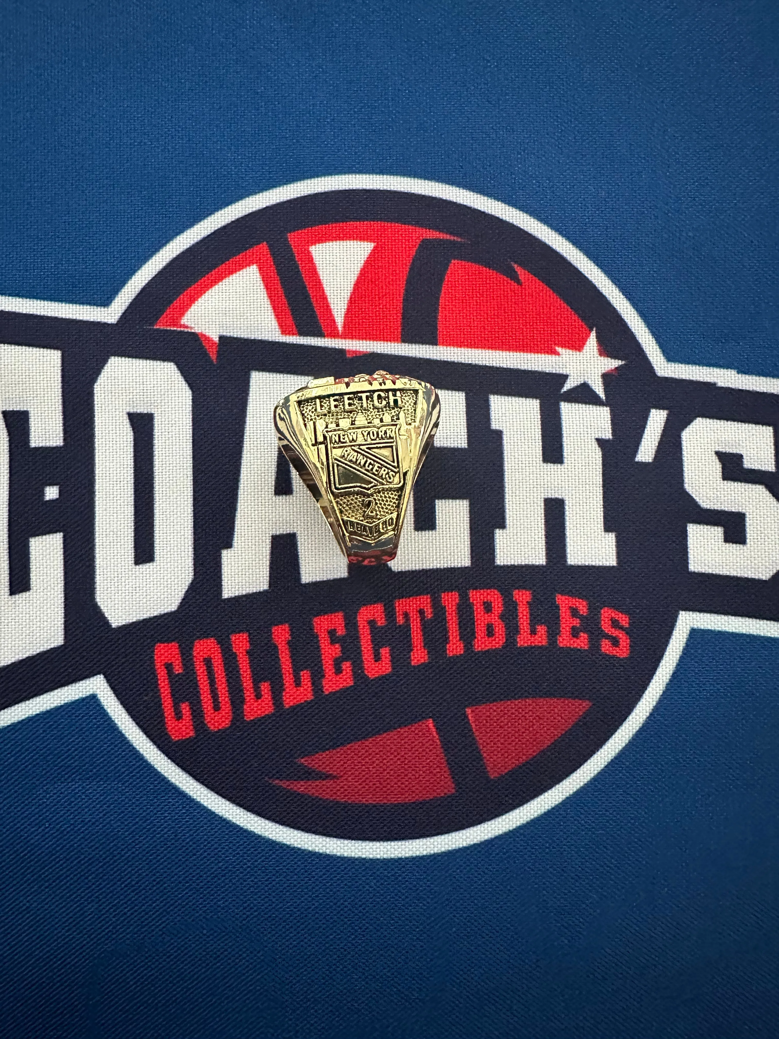 1994 Brian Leetch New York Rangers Replica Stanley Cup Ring