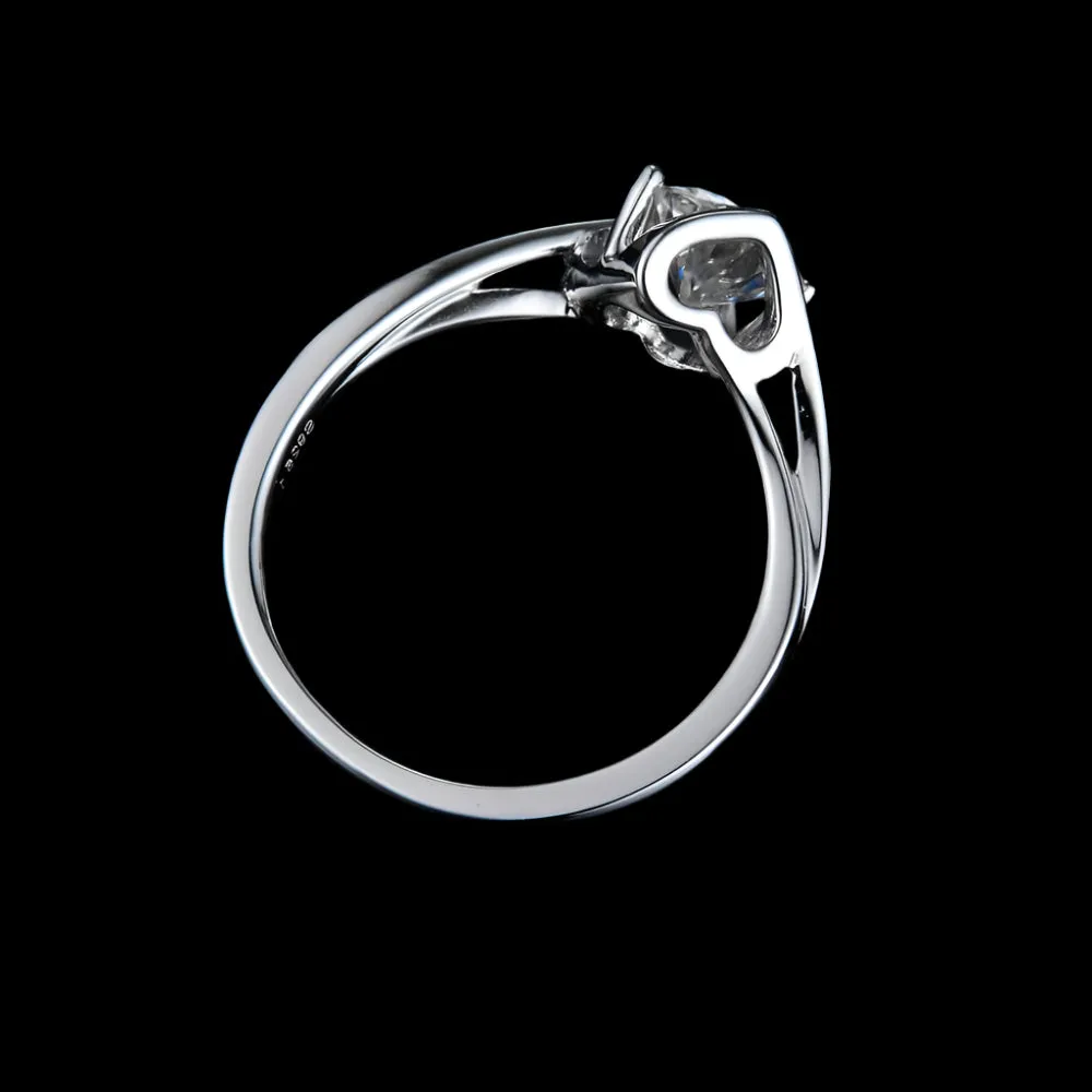 1ct Diamond 6.5mm Engagement Ring