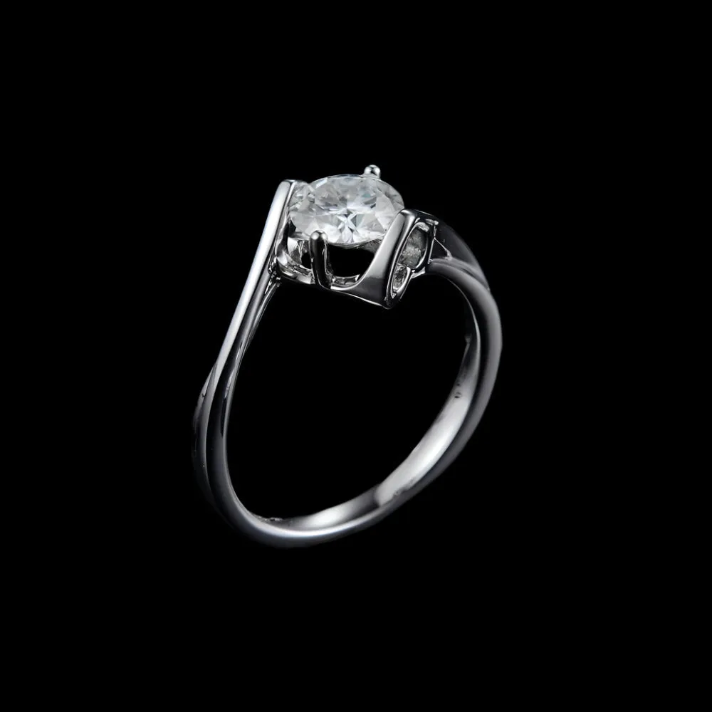 1ct Diamond 6.5mm Engagement Ring