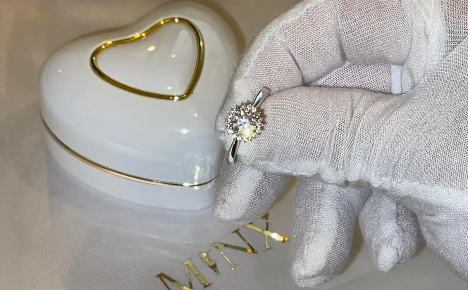 1ct | Womens Moissanite Engagement Ring