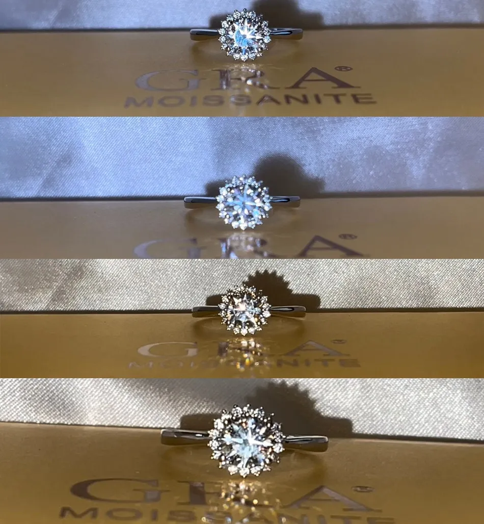 1ct | Womens Moissanite Engagement Ring