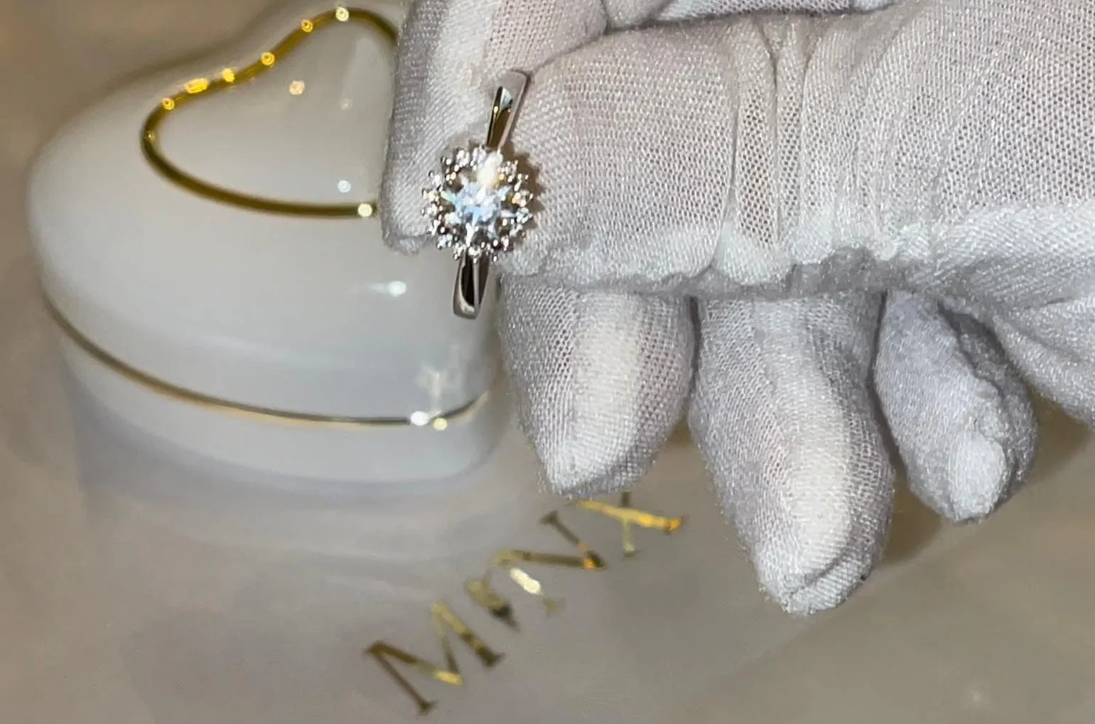 1ct | Womens Moissanite Engagement Ring