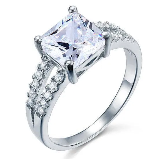 2 Carat Created Diamond Wedding Engagement Ring
