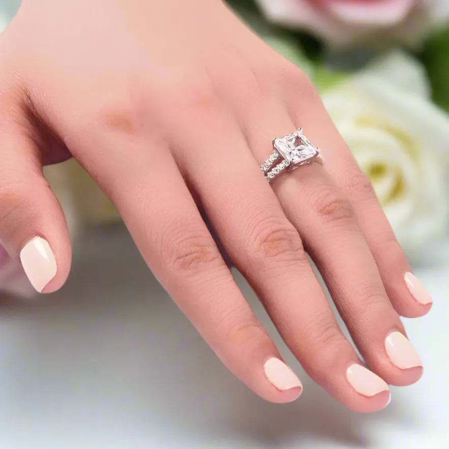 2 Carat Created Diamond Wedding Engagement Ring