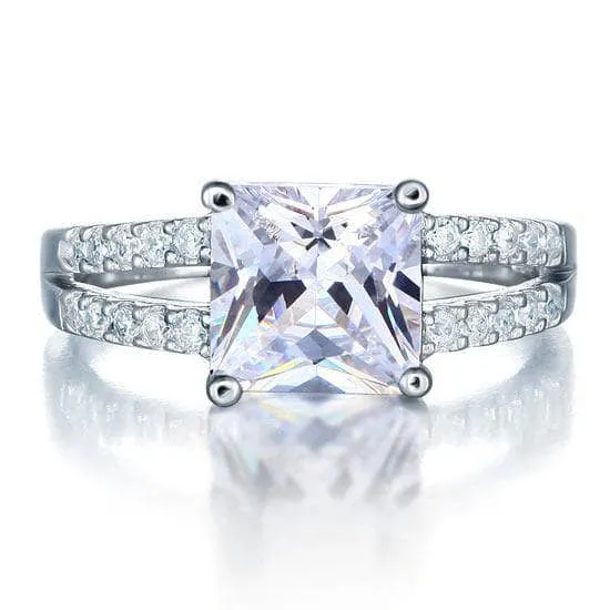 2 Carat Created Diamond Wedding Engagement Ring