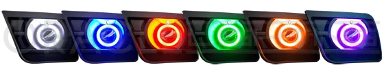 2011-2014 DODGE CHARGER SRT8 ORACLE LED PROJECTOR FOG HALO KIT-WATERPROOF