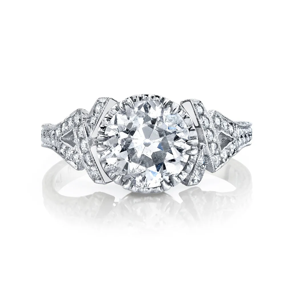 2.03 cttw. Vintage Engagement Ring