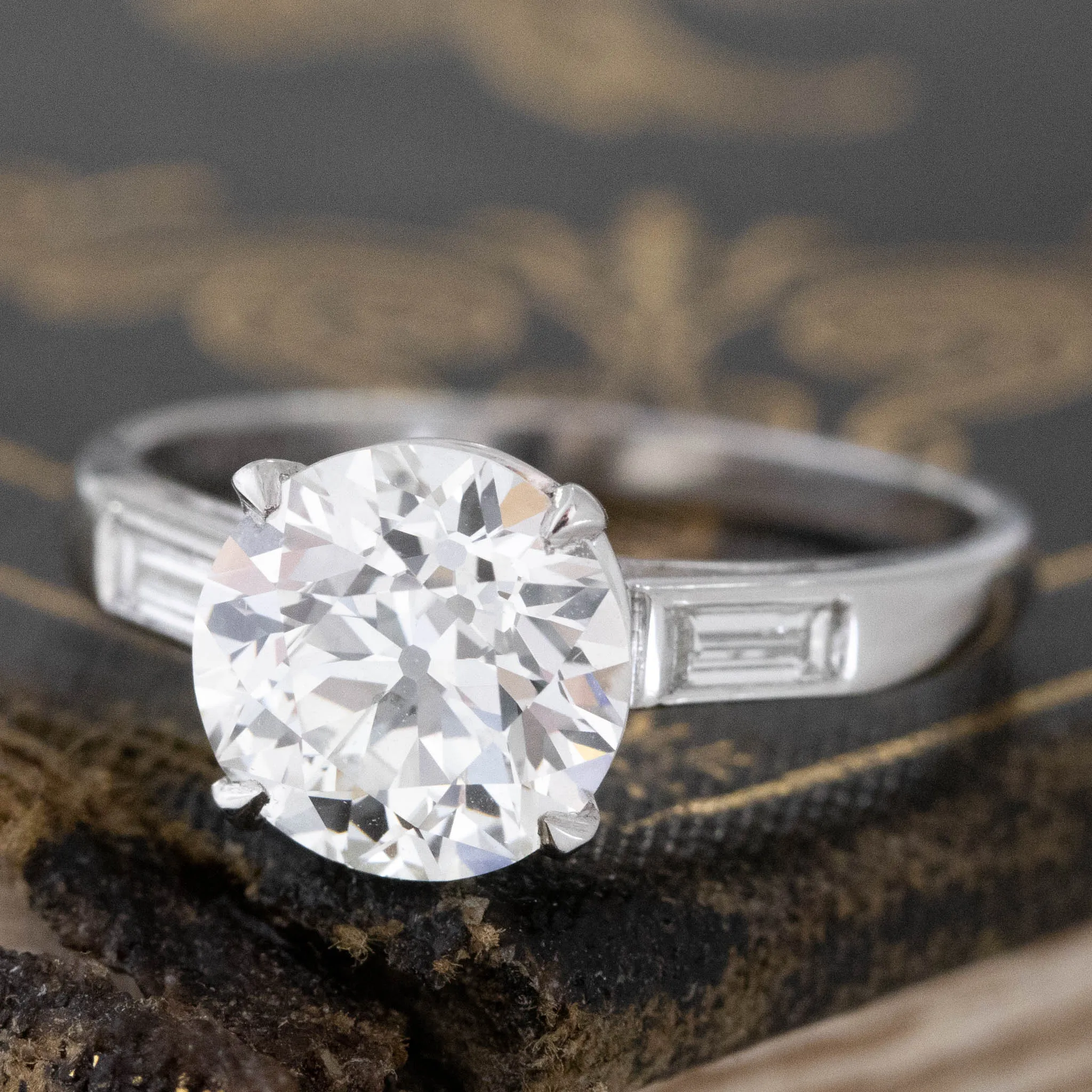 2.07ct Old European Cut Solitaire, GIA I VS1