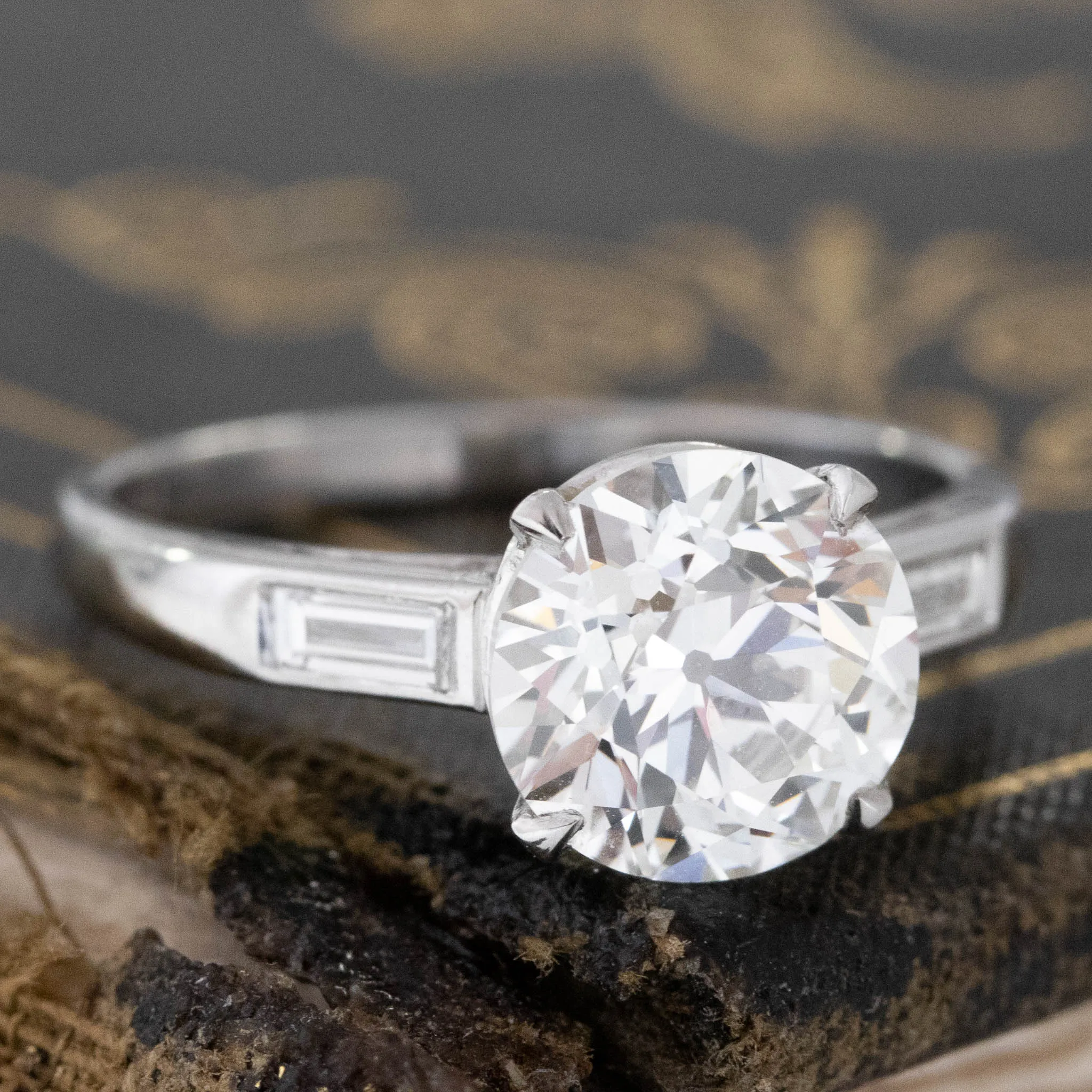 2.07ct Old European Cut Solitaire, GIA I VS1