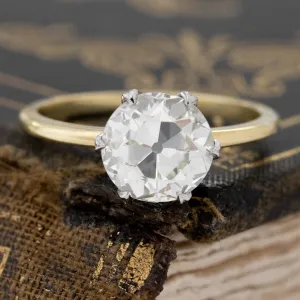 2.19ct Old European Cut Diamond Solitaire, GIA N VS2